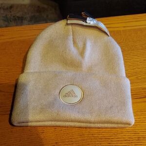 Adidas Beige Knit Beanie